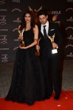 Athiya Shetty, Sooraj Pancholi at the red carpet of Stardust awards on 21st Dec 2015